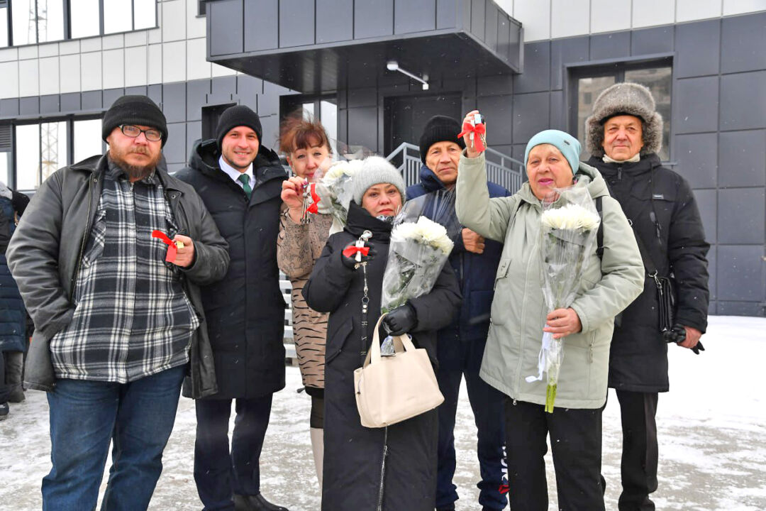 В Нерюнгри новоселы получили ключи от квартир в новом квартале «Р»