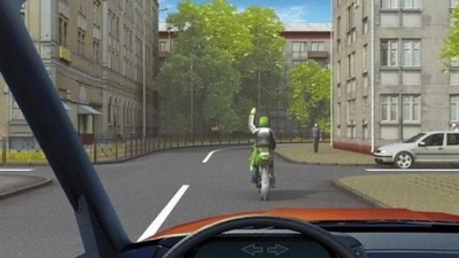 Мотоциклист поднял руку — что теперь с этим делать: вопрос ПДД, с которым справляется лишь 12%