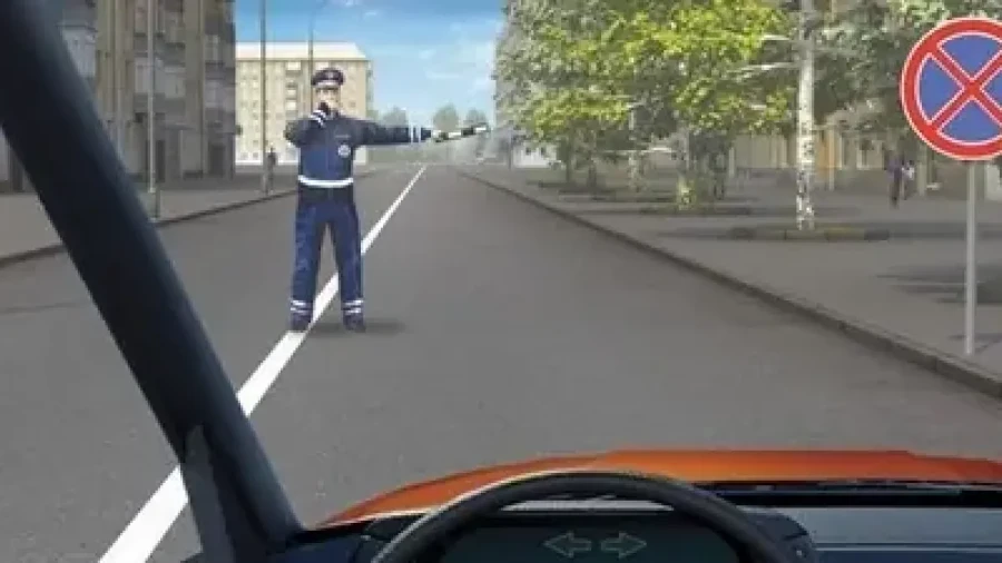 Если инспектор велит нарушать — нужно ли остановиться в указанном регулировщиком месте: только 9% водителей справится с этим вопросом на экзамене ПДД