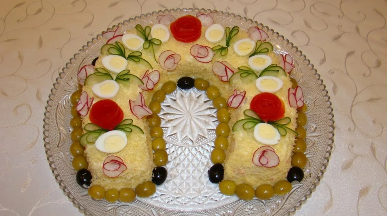 Непросто «Оливье», в «Оливье» для года лошади: подача, которая удивит гостей