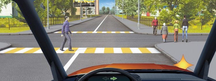 Поворот направо и пешеходы: пропустить от греха подальше — простой вопрос, в котором путаются 93% отвечающих