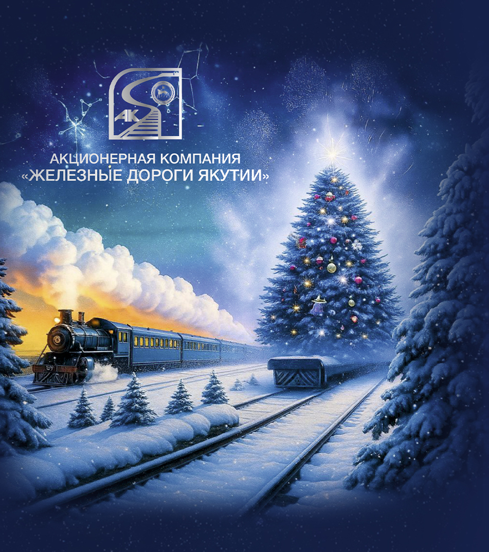 Поздравление генерального директора АО "АК "Железные дороги Якутии" Василия Шимохина с Новым годом