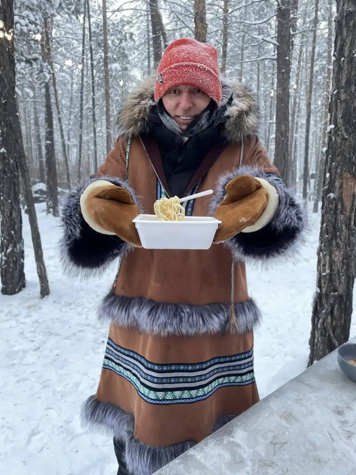 Фотофакт: Павел Воля и доширак в Якутске