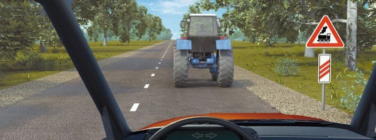 Трактор и рельсы где-то рядом: почему 100 метров решают всё — на этом вопросе из реального экзамена по ПДД спотыкаются 72%