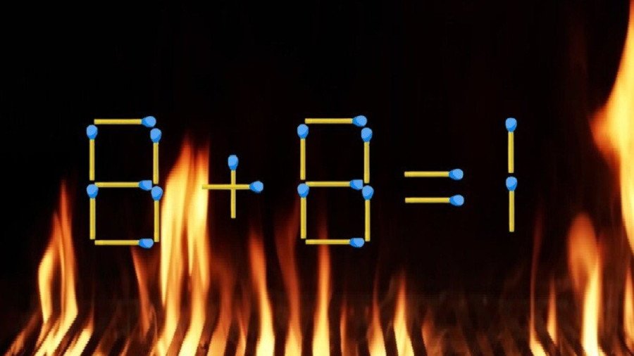 Головоломки решаем — лицо от морщин избавляем: передвиньте одну спичку, чтобы найти ответ за 19 секунд