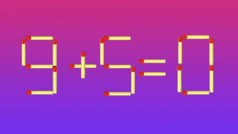 Фантомас над головоломкой сидит не первый час — найдите решение, сдвинув всего 1 спичку: на решение дано только 13 секунд