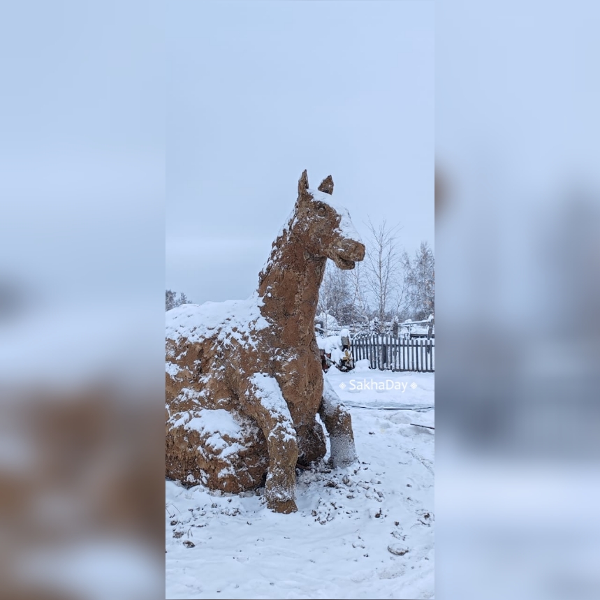 Дождались! Иван Боппосов слепил Лошадь из балбаха