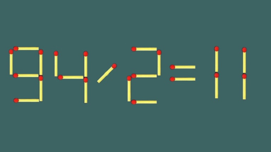 У Гарика Сукачёва головоломка для вас готова — найдите решение, сдвинув всего одну спичку: на размышление даётся 15 секунд