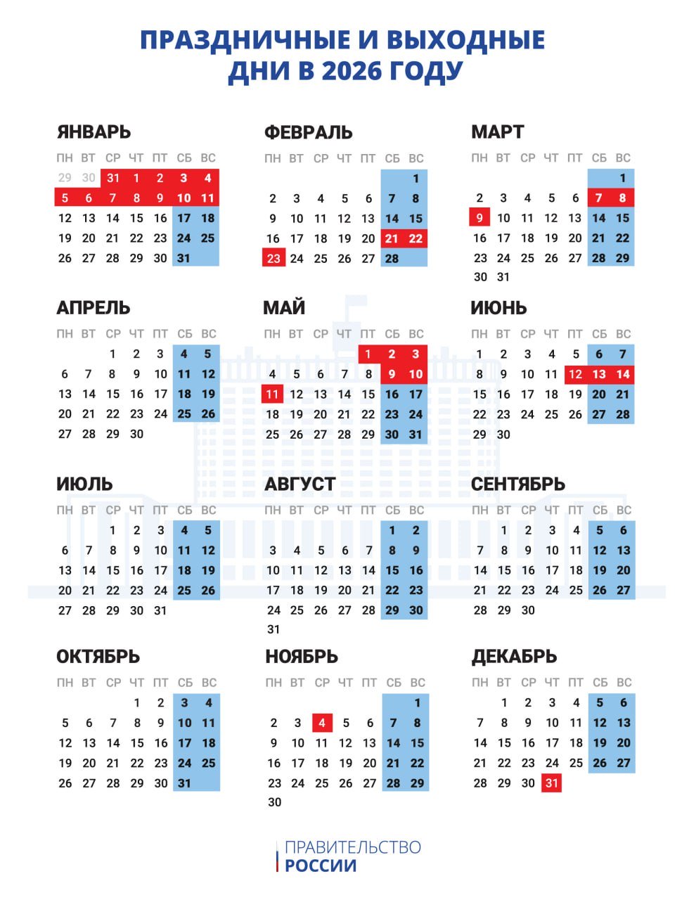 В феврале нас ждет четырехдневная рабочая неделя