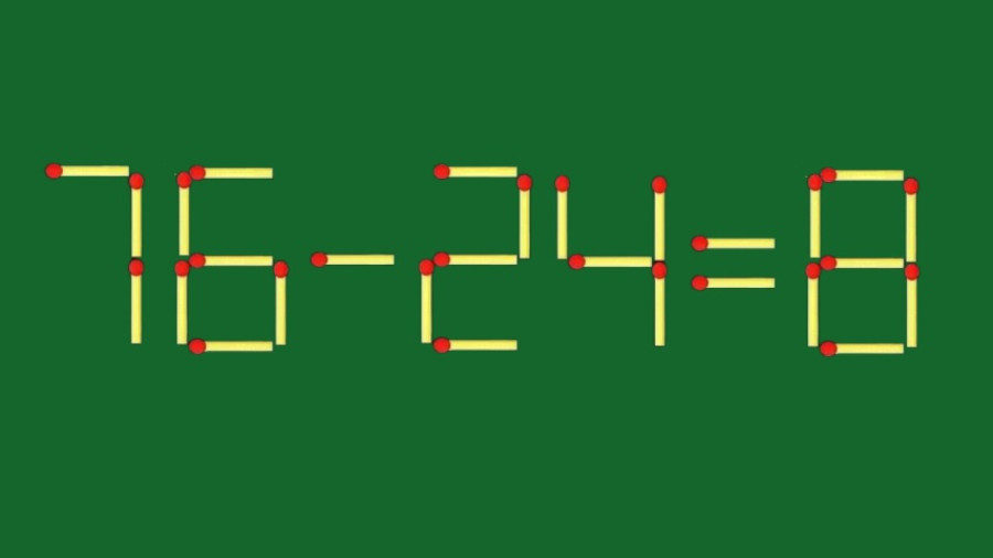 Иосиф Пригожин вам спичек достал из ножен — решите головоломку, сдвинув всего одну: на поиски есть только 17 секунд