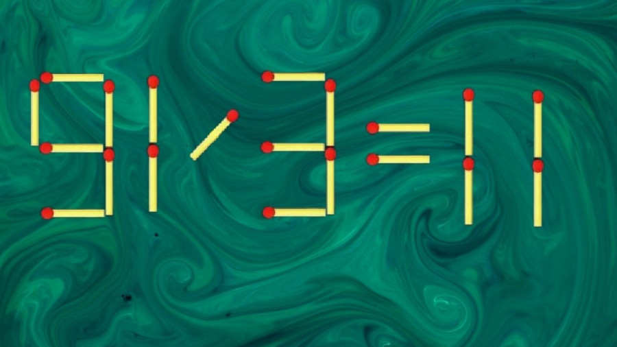 Лещенко в головоломках просто Лев — найдите ответ, передвинув всего одну спичку: на решение даётся только 13 секунд