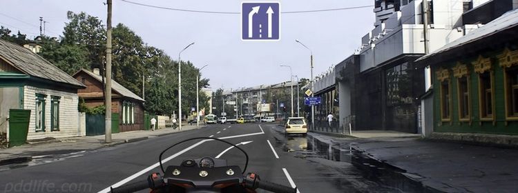 Конец полосы — нужно ли включать поворотник, если и так все понятно: 48% гарантированно ошибутся в этом вопросе на знание ПДД