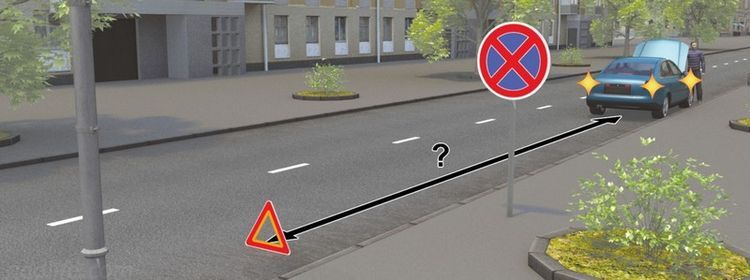 Аварийный треугольник: сколько шагов требует сделать закон — 75% ошибок на экзамене по ПДД