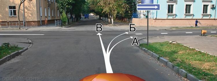 Стрелка вправо — это не только направо: не всё так однозначно, особенно на экзамене по ПДД, где ошибаются до 75%