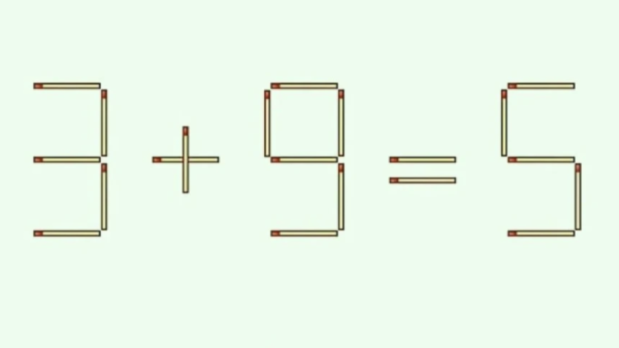 Тест на IQ из Древнего Китая: переставьте 1 спичку, чтобы решить пример за 15 секунд