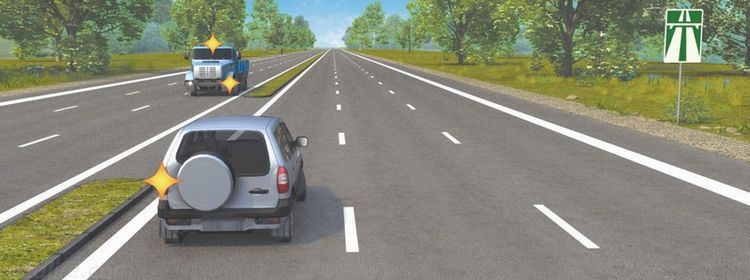 Разворот на автомагистрали — доступен не всем и не всегда: на экзамене по ПДД не смогли разобраться в ситуации 69%