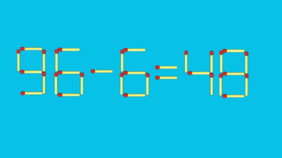 Тест для тех, кто рос в СССР: сможете исправить пример со спичками за 20 секунд