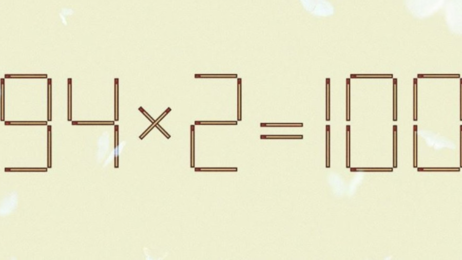 Тест на ясность ума: исправьте, переставив всего 1 спичку за 10 секунд