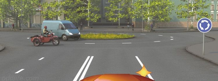 Впереди кольцо: кто поедет первым — вы или те, кто уже внутри? 59% ошибок на экзамене по ПДД