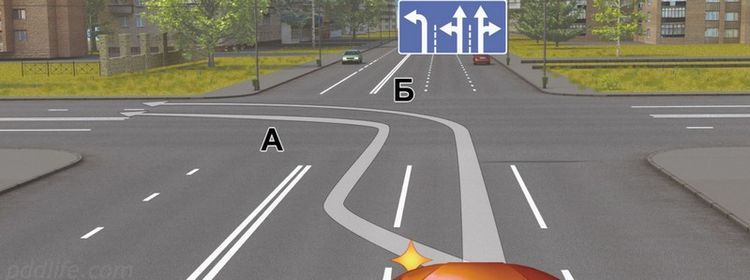 Перекрёсток-головоломка — две траектории, один поворот: 58% отвечавших не смогли выбрать правильный вариант на экзамене по ПДД