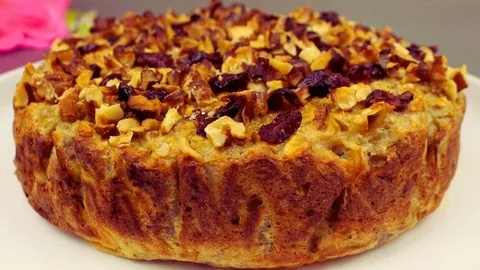 Минус мука и сахар: готовлю нежный яблочно-банановый пирог, который можно есть даже на ночь