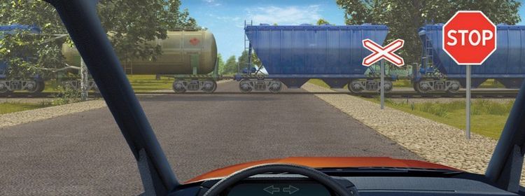 Какая разница, где остановиться — главное пропустить поезд: 51% отвечавших на экзамене по ПДД подумали именно так