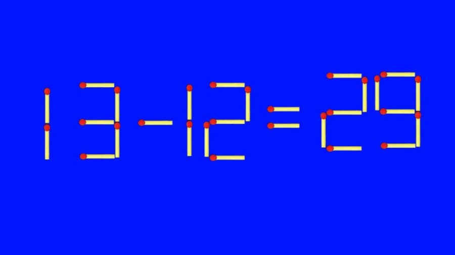 Тест на скорость анализа: хитрая задача со спичками, которую не могут решить 90% людей