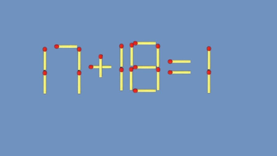 Хитрый ход: решите головоломку со спичками, которая ставит в тупик даже отличников