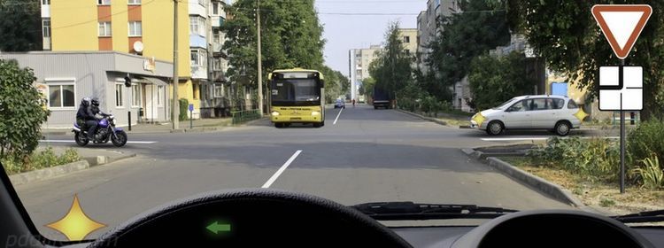 Головоломка на перекрёстке — очень жизненно выглядит: на экзамене по ПДД ошиблись те 84%, кто учёл только одно правило, забыв о втором