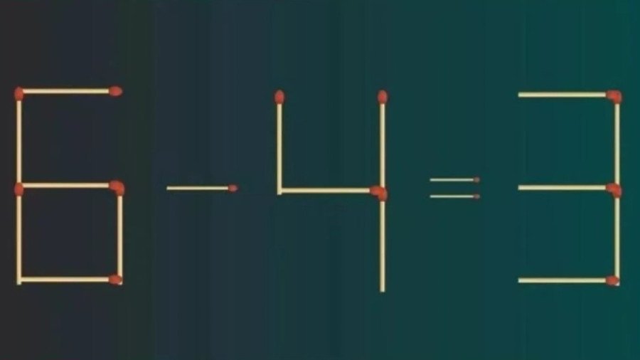 Переставьте 1 спичку, чтобы решить пример за 10 секунд: тест на внимательность для офисных сотрудников