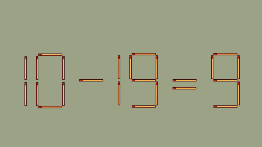 Тест на скорость мышления: исправьте пример , переставив всего 1 спичку за 17 секунд