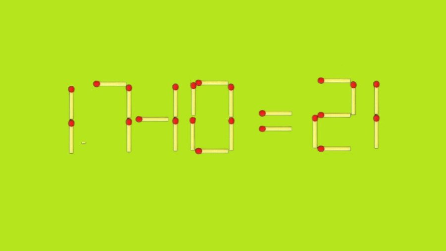 Интеллект важнее слов — головоломка со спичками у Шакиры готова: тренируем логическое мышление