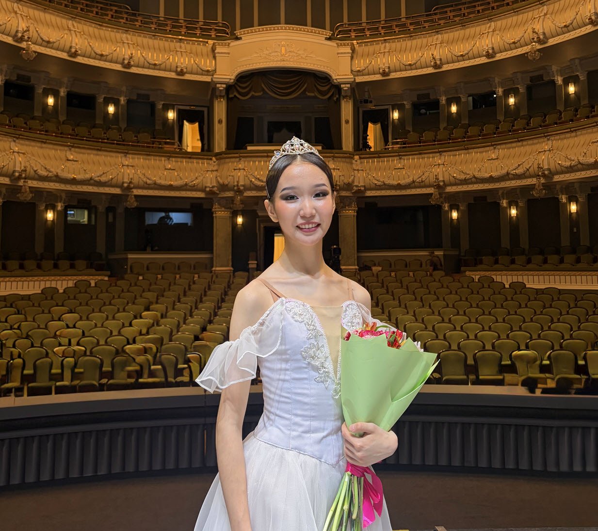 Студентка Якутской балетной школы Сайыына Пестерева выступила на сцене Большого театра