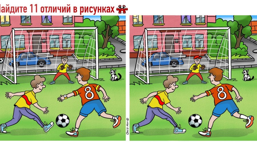 Тест на внимательность: только 5% людей находят все 11 отличий на этом фото за 1 минуту