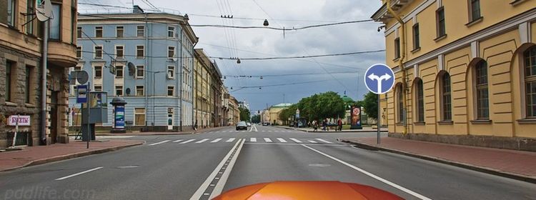 Этот знак не оставил выбора — поворотник придётся включить в любом случае: об этом забыли 75% на экзамене по ПДД