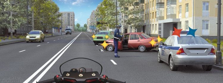 Разборки ДПС — тормозить или ехать дальше: что требуют правила, 70% не смогли правильно ответить на экзамене по ПДД