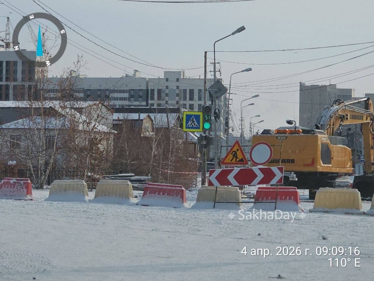 Улицу Дежнева в Якутске откроют раньше срока