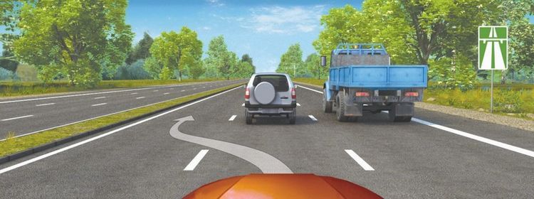 Левая полоса для грузовика — все упирается в вес: вопрос экзамена ПДД, где ошибаются до 68% сдающих