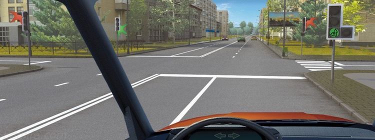 Оговорочка с подвохом — горит зелёный, но есть один нюанс: вопрос экзамена ПДД про стрелки на светофоре не раскусили 68% сдававших