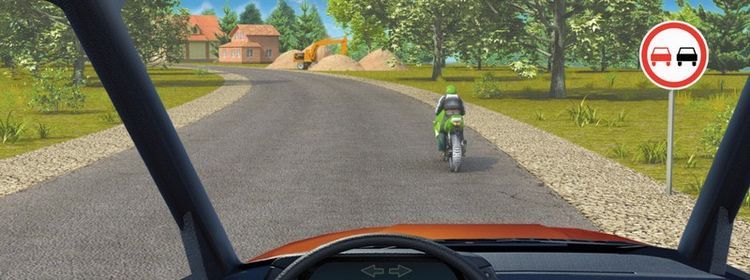 Казуистики знака — «Обгон запрещён», но мотоцикл все испортил: 58% не ожидали подвоха на экзамене по ПДД