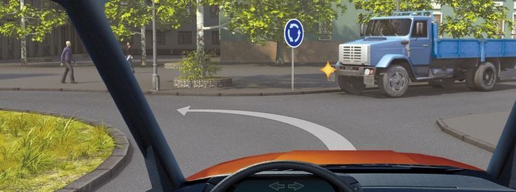 В круге — первый: вопрос экзамена по ПДД, где ошибаются 95% учащихся группы